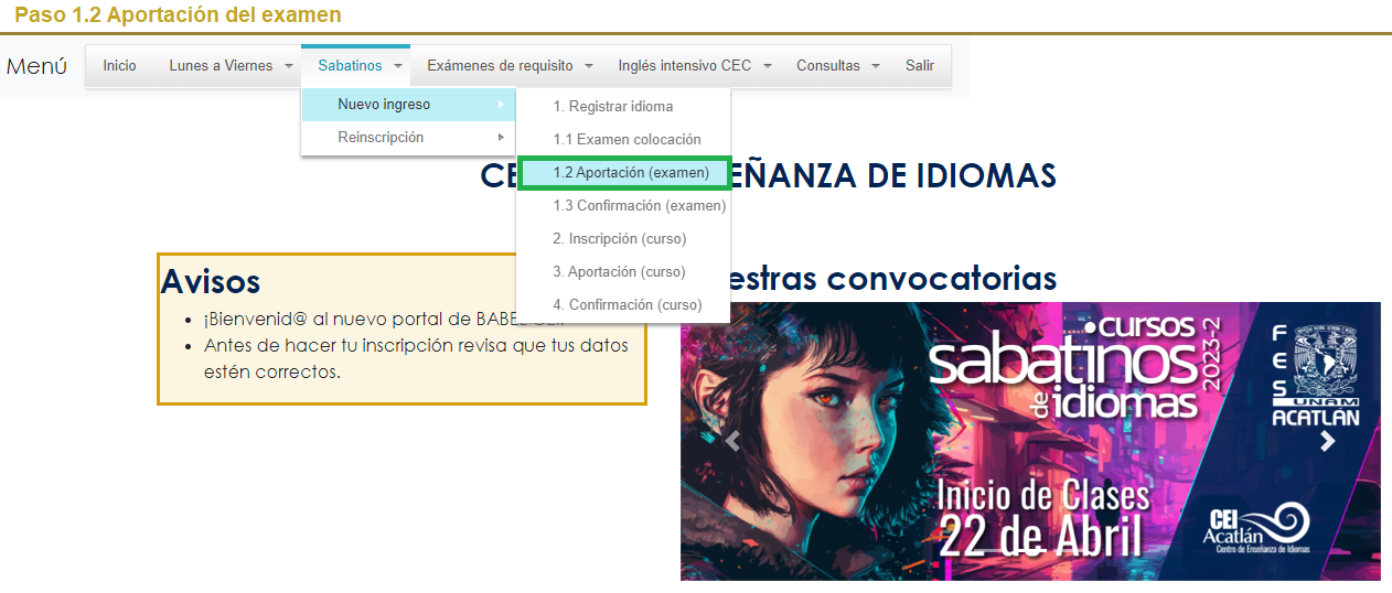 Paso 1. Registrar idioma